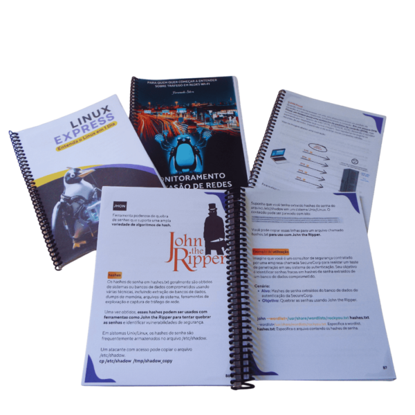 KIT Linux para Hacking 4 Livros | Físico - Image 3